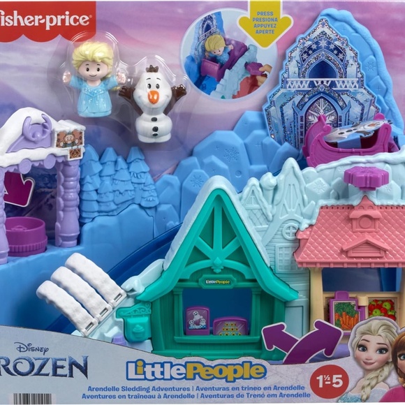 Fisher-Price Other - Fisher-Price Little People Toddler Toy Disney Frozen Sledding Adventure